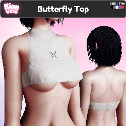 Butterfly Top [VRChat Asset]