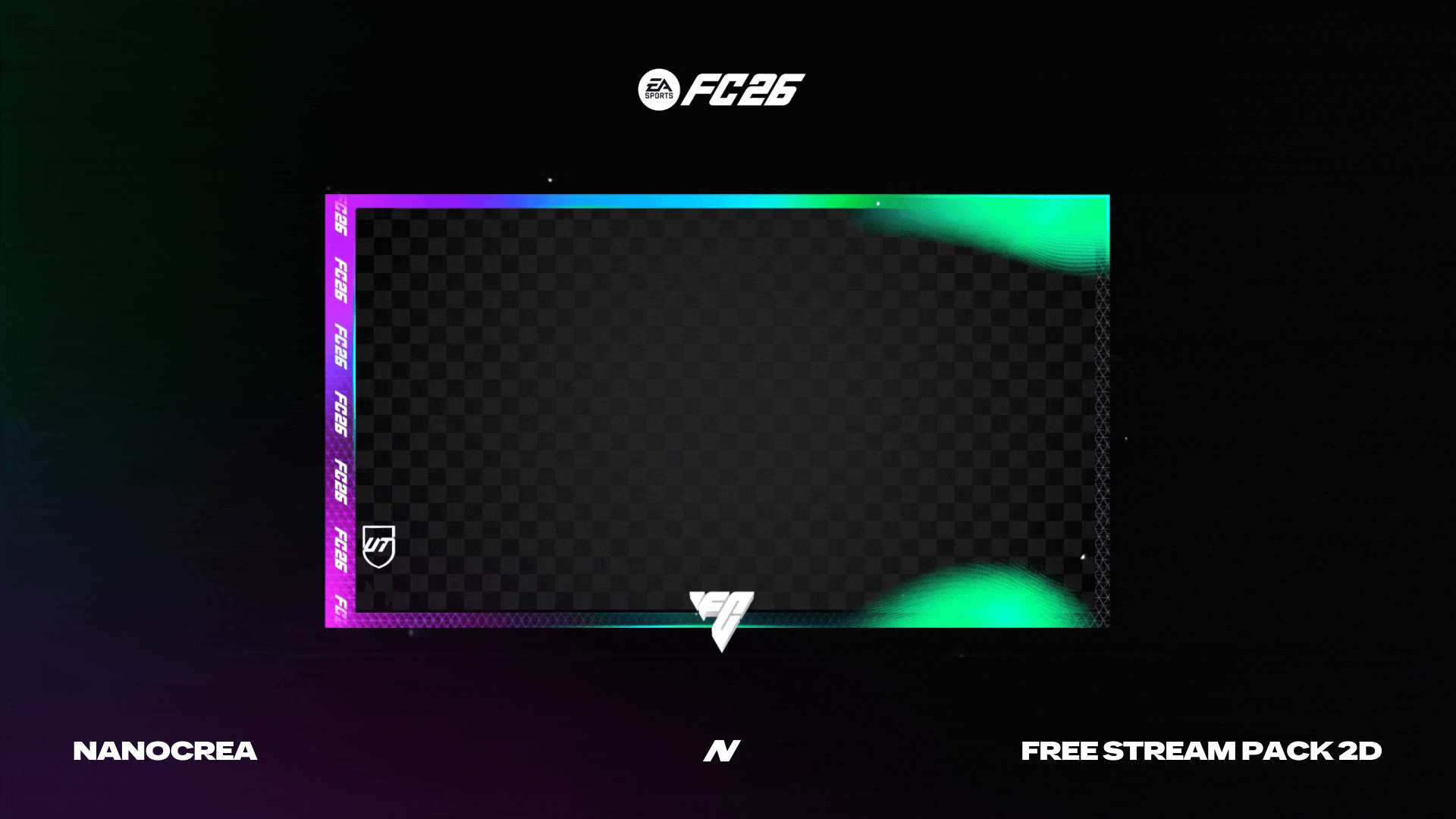 FC26 starting soon screen free template – OBS & Streamlabs scene