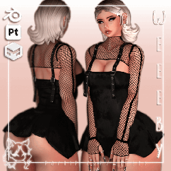 WC76. Strapped in Black [VRChat Asset]