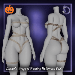 Dinzee's Wrapped Warning Halloween Texture DLC