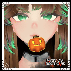 Pumpkin Mouth Charm ( SERVER FREEBIE ) ~ Halloween Asset