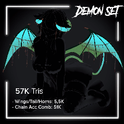 Demon Set ( Horns | Wing | Tail )