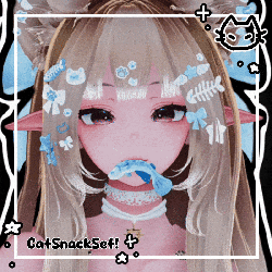 🐟 Cat Snack Set! 🐟 Fish mouth charm & Cat Toy 🐟 Fishy accessory
