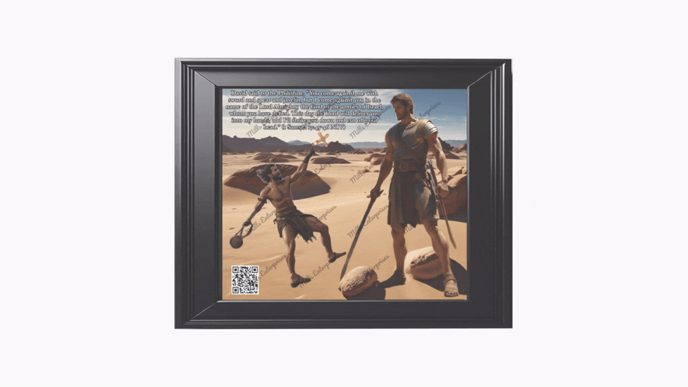 David verses Goliath Biblical Depiction