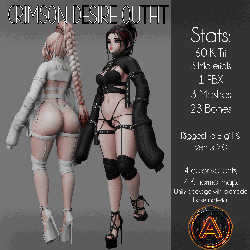 Crimson Desire Female Outfit