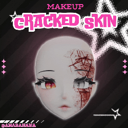 🩸 Cracked Skin Makeup | Cici + Starlight