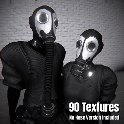 Tubed Gas Mask by KC