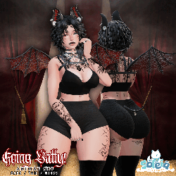 Going Batty! - Goth Bat Animal Set