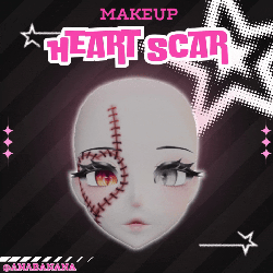 â€ïž Heart Scar Makeup | Cici + Starlight