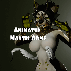 Animated Mantis Arms - For VRChat