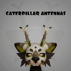 Caterpillar antennas - for VRChat