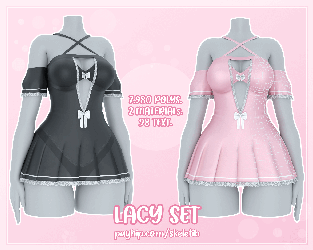Lacy Set [FIT, RP & E-GIRL BASE]