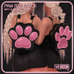 Paw Backpack for VRChat
