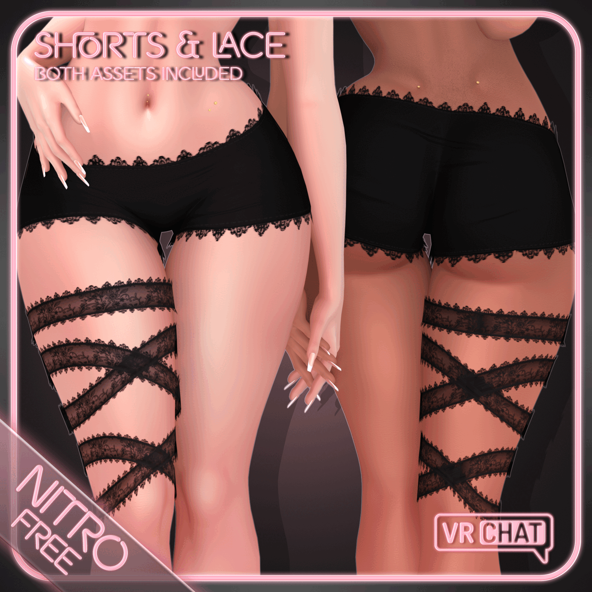 Shorts & Lace for VRChat [Free In Nitro]