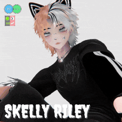 `Skelly Riley` ~ halloween neko/twink/femboy [PC/Q, SFW/NSFW, FT, gogo]