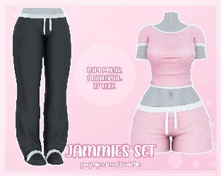 Jammies Set [FIT, RP, E-GIRL & ANIME BASE]