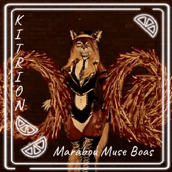 𓆰 Marabou Muse Feathered Boa Ribbon Flow toy 𓆰