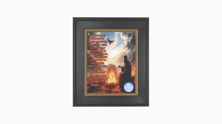Moses at Burning bush