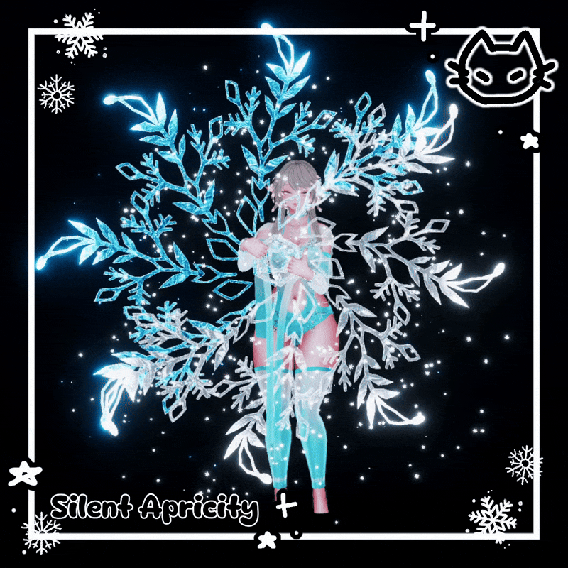 ❄️ Silent Apricity ❄️ Snowflake Fan ❄️ Winter Flow Toy ❄️