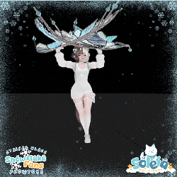 Stained Glass Snowflake Fans - Winter Flowtoys