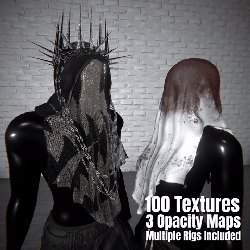 Crowned Scrim Veil by KC