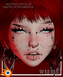 | Mega Facial Piercing Pack | YA .027 -VrChat Asset-