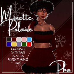 "Minette Polaire" | Crop Set for VRChat