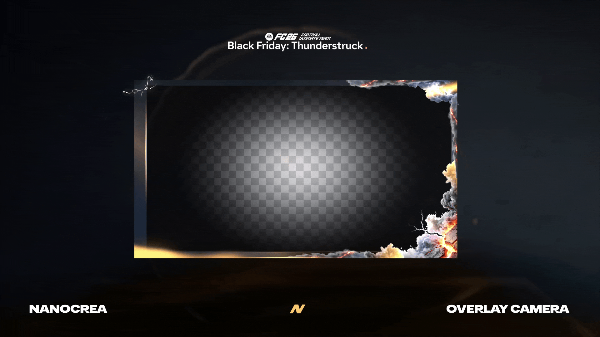 FC26 Thunderstruck Stream Pack – Overlays, Transitions & Scenes (OBS/Streamlabs)
