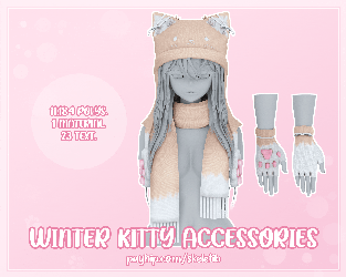 Winter Kitty Accessory Pack [E-GIRL BASE]
