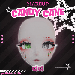 🍬Candy Cane Makeup | Cici + Starlight + Kiyomi