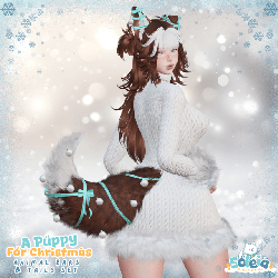 A Puppy For Christmas - Dog/Puppy Set!