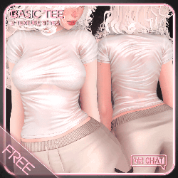 "Basic Tee" Shirt for VRChat [FREE]