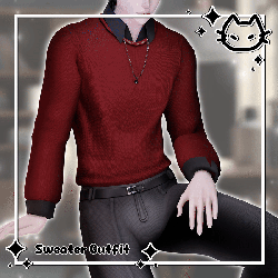 โโบโโ
Male Sweater Outfit โ
โบโโ Outfit Set ๐ โ
โบโโ Christmas Outfit, Akii base, VRBASE EBOY