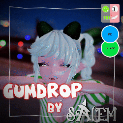 Gumdrop | Christmas VRChat Avatar | PC, Quest, VRCFT