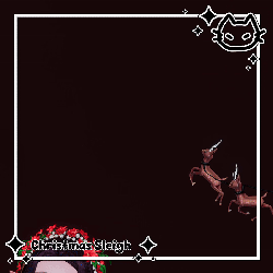 ๐ Christmas Sleigh Flow Ribbon ๐ Galloping Animated Reindeer ๐ Christmas Ribbon