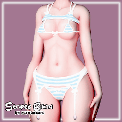 Striped Bikini [24 Hour Server Freebie]