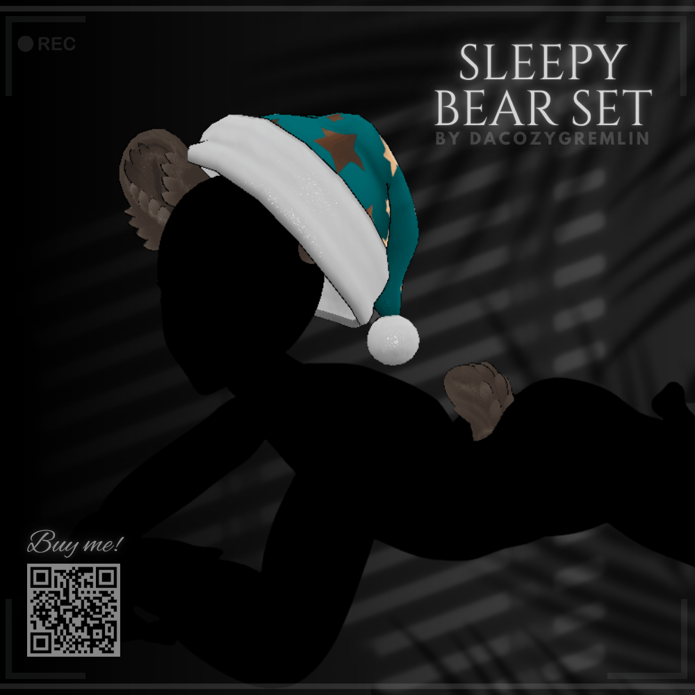 Sleepy bear set - Anybase - VRCFURY