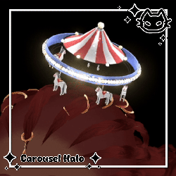 🎪 Carousel Halo 🎪 Circus Accessory 🎪 Jester Crown 🎪