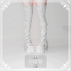 ♡ Grim Platform Shoes with Legwarmers