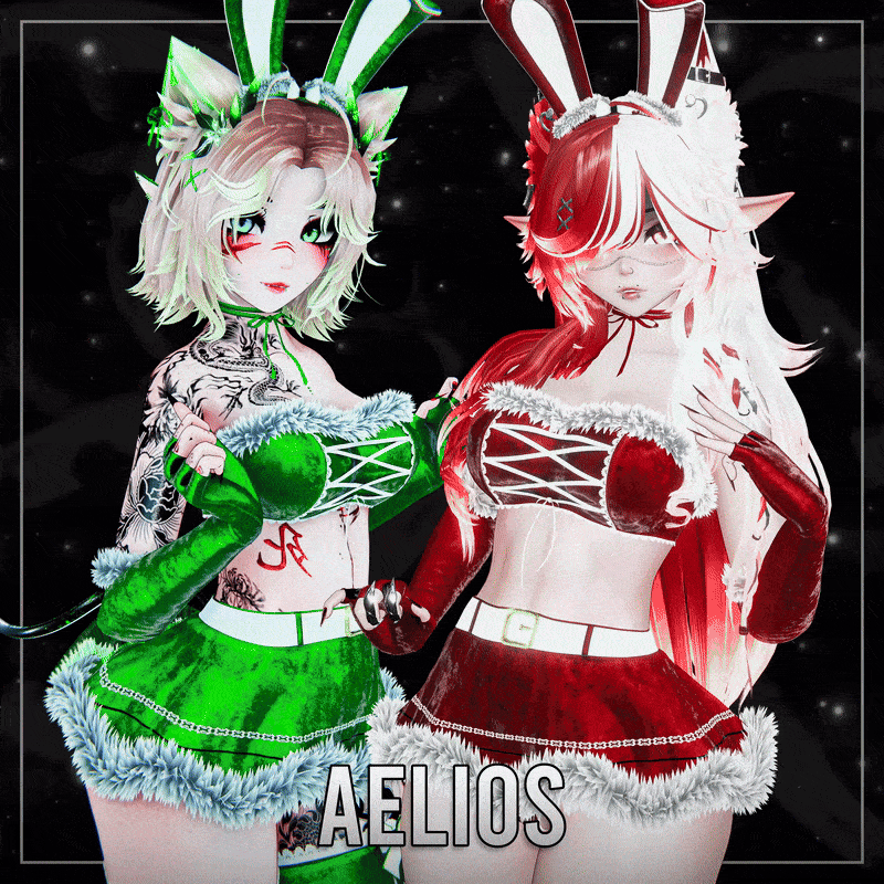 🎅🐇Santa Bunny Outfit DLC [Ersa, Seer, Saylie, Fiya, Elle, Emmigosa, GodWhisper, Hush, Nyx, Sane, Vexra]