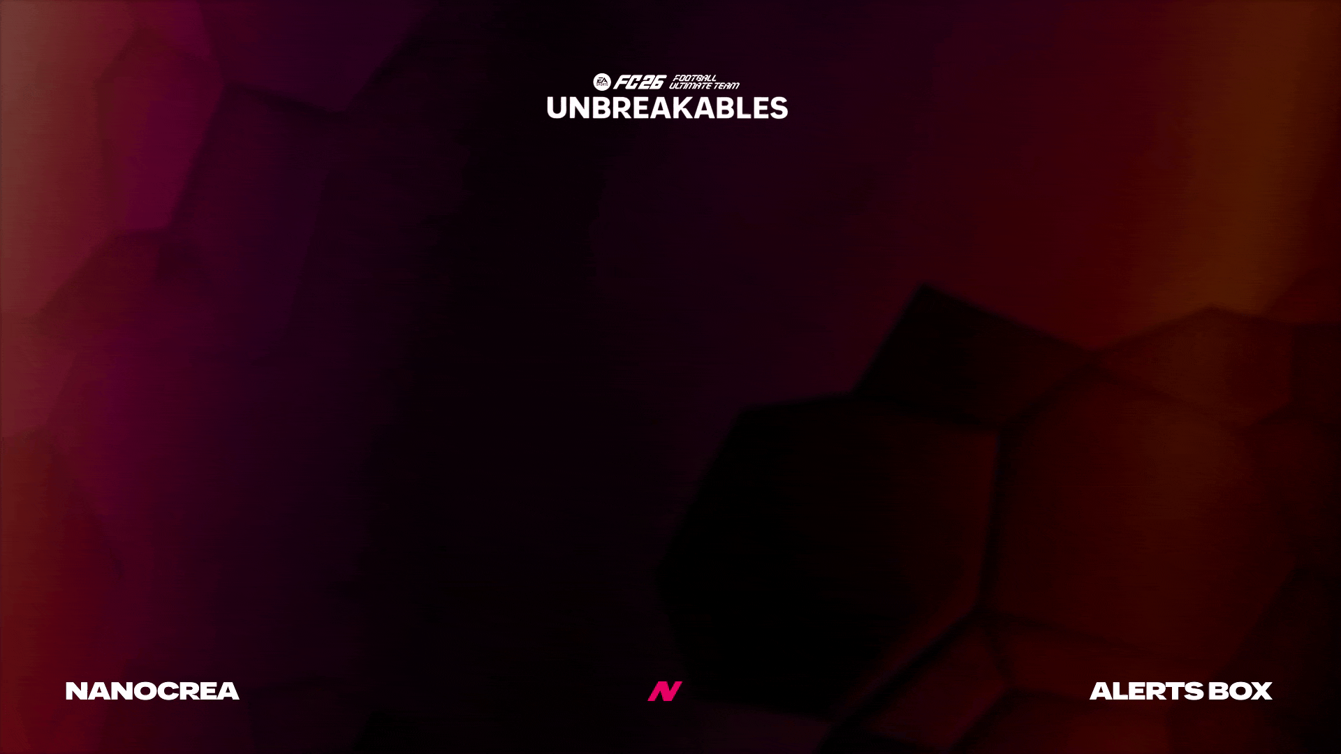 FC26 Unbreakables starting and brb animated stream scenes