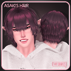 Asaki's Hair for VRChat