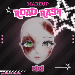 🚗 Road Rash Makeup | Cici + Starlight + Kiyomi + VRB Furry