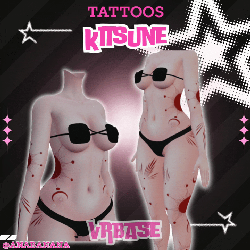🦊 Kitsune Tatts | Vrbase + Akii + Zinfit F/M