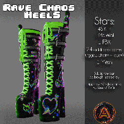 Rave Chaos Heels