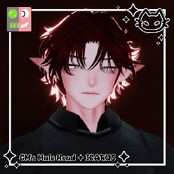 ✦ GM's Male Head ✦ ICARUS ✦ [VRCFT] V1.1 ✦ Male Anime Head  ★