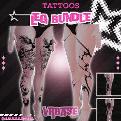 🖊️ Leg Bundle Tatts | Vrbase + Akii + Zinfit F/M
