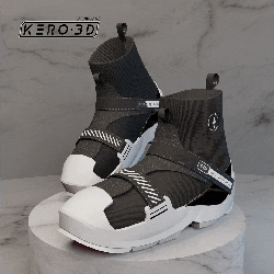 Tetsu - Cyberpunk Streetwear Sneakers - Rigged VRChat Shoes - 10 Designs