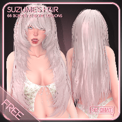Suzume's Hair for VRChat [FREE]