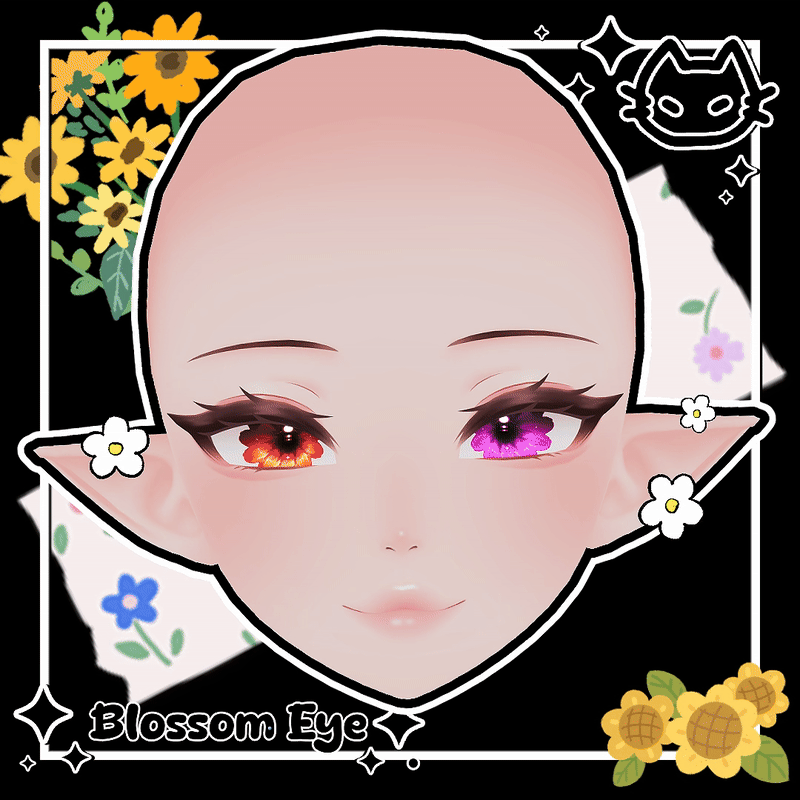 🌻Blossom Eye Textures🌻 Starlight head, Akii heads, Flower Eye Texture 🌻
